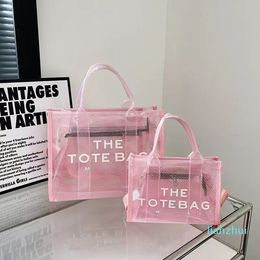 Shopping Bags Womens Shoulder Bags Beach Handbags The Tote Bag Crossbody Square Plastic PVC Handbag Messenger Bag