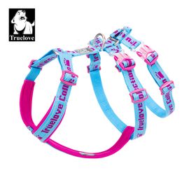 Dog Collars Leashes Truelove Double H Harness Neoprene Padding Durable Strong Reflective Gow in the Dark Aluminum Alloy Fitting Light Weight TLH6571 230720