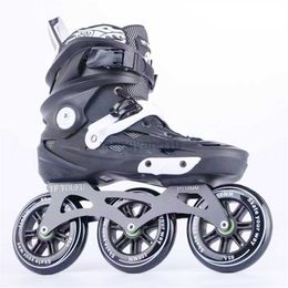 Inline Roller Skates 3X110mm Big Wheel Inline Skates Shoes for Outdoor Speed Skating Patines Street Road 3 Wheels 110mm Race for Boys Girls Roller HKD230720