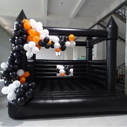 Commercial Black bounce house jumping bouncy castle inflatable jumper bouncer For Party Event277D