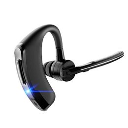 Business headphones, Bluetooth 5.0 single ear headset with 270°microphone, Wireless Bluetooth Earbud, Cost-effective headphones