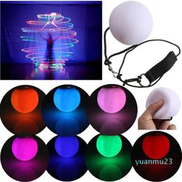 Whole-Luminescent Throwing Ball Multi Colour Light Juggling Thrown Balls for dancing props such as belly dance music festivals 231Z