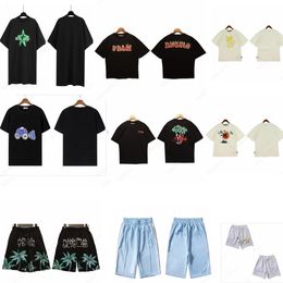 Men's T shirts Summer mens tshirt Pa Men Womens Palms t Shirt Mans City Stylist Tee Bear Palms Printed Short Sleeve Truncated Bears Angles Tees Angel Tshirt 112