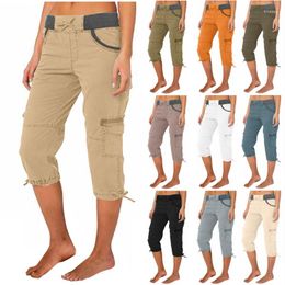 Women's Pants Casual Trousers With Pockets Cargo Travel Loose Fit Perfect For Everyday Wear 57BD