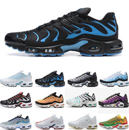 mais recente Vários estilos cores sapatos originais plus tn designer moda masculina respirável aumento qualidade malha chaussures tênis esportivos tênis tn sapatos