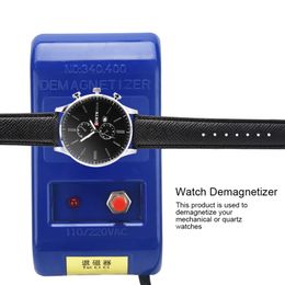 Watch Bands Watch Demagnetizer Electrical MechanicalQuartz Watch Demagnetize Time Correceing Watch Repair Tool for Watchmaker EU Plug 230719