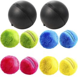 2 Set Magic Roller Ball Toy Dog Cat Automatic Roller Toys Ball With 2 Rolling And 8x Colourful Cover Mini Robot Cleaner F248o