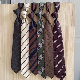 Bow Ties Sitonjwly Groom Necktie Man Striped Polyester Wedding Party Neck Neckwear Accessories Men Neckties Cravat