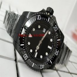 High Quality Wristwatches 44mm Sea-Dweller 116660 Ceramic Bezel Black PVD Case Asia 2813 Movement Mechanical Automatic Mens watch 275s