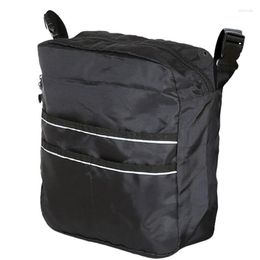 Storage Bags Wheelchair Bag Large Luggage Accessory To Hang On Back Transport Waterproof Black Walker Storages Pouches