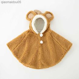 Cute Baby Girl Coat Cloak Cartoon Design Spring Autumn Winter Cute Baby Boy Poncho Cape Infant toddler newborn Jacket Outwear L230712