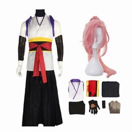 Anime Sk8 The Infinity Cherry Blossom Cosplay Costume Samurai Clothes Kimono264E