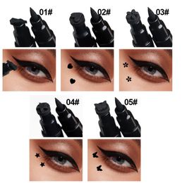 Double -headed stars seal eyeliner waterproof and not blooming, many style choices, support custom LOGO