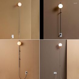 Wall Lamp Nordic Long Sconces Lustre Led Nicho De Parede Bunk Bed Lights Antler Sconce Antique Styles