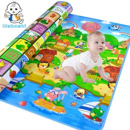 Maboshi Waterproof Baby Crawling Mats Ocean And Zoo Children Play Beach Game Eva Foam Soft Carpet Rug Toy 180 120CM255z