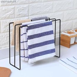 Kitchen Towel Dishcloth Holder Towel Rack Drain Stand Kitchen Sink Folding Washing Towel Rag Drainer Holder Storage Rack L230704