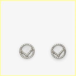 High Quality Silver Hoop Earrings Designers Diamond Earrings Studs F Earring 925 Silver For Women Lovers Gift Luxury Jewelry Box 2255W