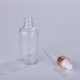 5ml 10ml 15ml 20ml 30ml 50ml 100ml Clear Glass Dropper Bottles Essential Oil Pipette Packaging Storage Xbtqt