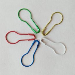 1000 pcs metal calabash shaped safety pin yellow red blue white green 5 Colours for option232Y