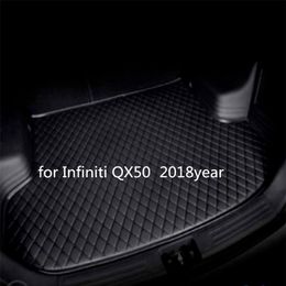 Custom anti-skid leather car trunk mat floor mat suitable for Infiniti QX50 2018year car anti-skid mat292P