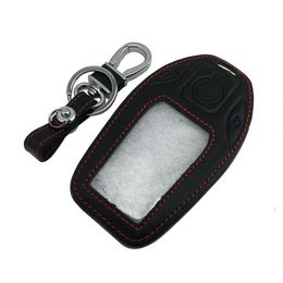 Leather LCD Display Key Fob Remote Bag Car Key Cover Case Shell For BMW 7 Series302z