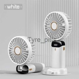 Portable Air Coolers 2023 New Usb Handheld Fan Mini Portable Folding Small Fan Digital Display Office Student Small Electric Fan x0730 x0729 x0731