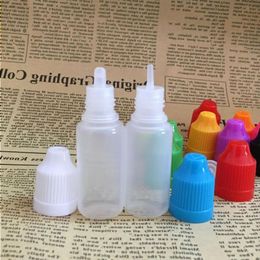 Empty Plastic 10ml Dropper Bottle with Safe Childproof Cap For 10 ml E Liquid Needle Bottles Juunp