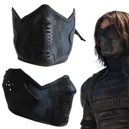 Cosplay Winter Soldier Cosplay Latex Mask Halloween Christmas Props299d