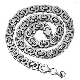 Chains Mens Stainless Steel Byzantine Necklaces Jewellery Hip Hop Rock Gift 2023 Accessories Wholesale