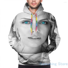 Men's Hoodies Mens Sweatshirt For Women Funny Mrs. Theron Print Casual Hoodie Streatwear