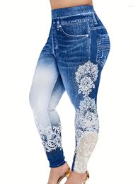 Pants Plus Size 5XL 2023 Fashion Flower Printed Capris Women Seamless Sexy High Waist Gym Exercise Casual Leggings Yoga