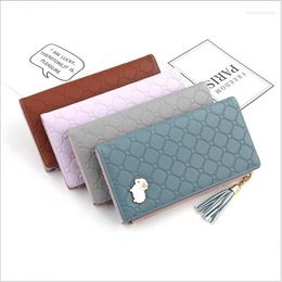 Wallets For Women PU Leather Wallet Long Coin Phone Bag Pocket Woman Clutch Purse Card Holder