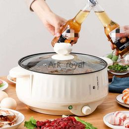 Electric Skillets Portable Electric Cooker Multicooker BBQ Oven NonSticky Pan Cooking Pot Baking Roast Steak Rice Cookers for Home Kitchen 220V J230720