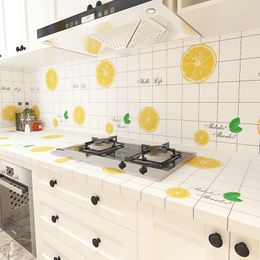 Wall Stickers For Kitchen Cabinet Stove Bathroom Accessories Apron Panel Self-adhesive Wallpaper Drop Wholesale