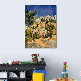 Large Abstract Canvas Art Bottom of the Ravine Paul Cezanne Hand Painted Oil Painting Statement Piece for Home