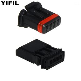 2 5 10sets lot 4 Pin Way 1 2mm Car JAE Male Female Auto Cable Electric 040 Wiring Harness Connector Plug MX19004P51 MX 19004S5112985