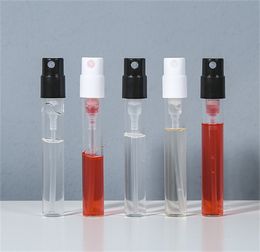 15ML 2ML 25ML Bayonet Glass Spray Perfume Bottles Travel Refillable Sample Vials Invisible Spring Pump Sprayer Fragrance Atomize JL1639