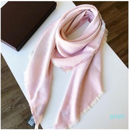 2021 G Scarf For Men and Women Oversized Classic Cheque Shawls Scarves Designer luxury Gold silver thread plaid g Shawl size 140 1252a