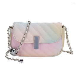 Evening Bags Women Bag Shoulder For Crossbody Handbag Designer Purse Soft PU Leather 2023 Rhombus Lattice Chain Fashion