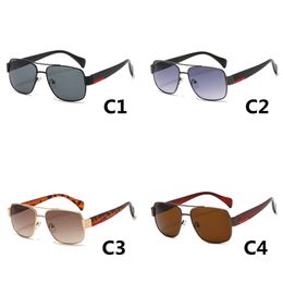 Classic Square Sunglasses Men Vintage Brand Design Metal Sun Glasses Man Shades UV400 Oculos De Sol