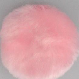 Luxurious Powder Puff Single-sided plush pink Powder Puff 20 pcs bag 80mm321A