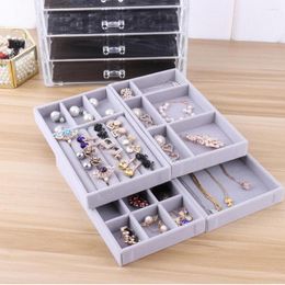 Jewellery Pouches Box Luxury Dust-proof Bracelets Necklaces Case Display Storage Ring Trays Holder Earrings Organiser Large Capacity