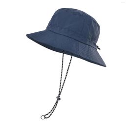 Berets Men Women Summer Outdoor Bucket Hat Quick Dry Packable Boonie UV Protection Sun Fashing Camping Hiking Hats