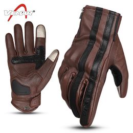 New leather male racing off-road gloves bicycle knight gloves motorcycle full-finger gloves cycling anti-fall gloves waterproof 2 348x