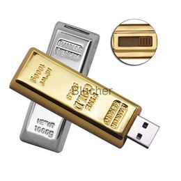 Memory Cards USB Stick Memory Cards USB Stick USB Flash Drive 128GB 64GB Latest Metal Bullion Gold Bar USB 20 Flash Drive 4GB cle USB Memory Stick 8GB 16GB 32GB usb u Disc x