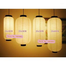 Whole- Japanese Paper Lamp Handmade Lantern Hanging Restaurant Cusinine el Spa Shop Room Decoration1325M