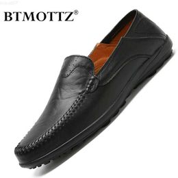 Dress Shoes Italian Men Casual Shoes Genuine Leather Mens Loafers Moccasins Slip on Men's Flats Breathable Male Driving Shoes High Quality L230720