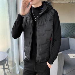 Men's Vests Men Casual Sleeveless Autumn Winter Stand Neck Top Blouse Vest Jacket With Pockets