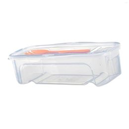 Storage Bottles Microwave Pasta Cooker Heat Resistant Transparent Noodles Kitchen Containers For Office Dorms