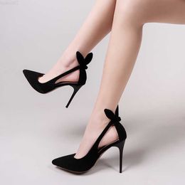 Sandals Spring New Sexy Stiletto Heels Shoes Woman Pointed Toes High Heel Female Thin Heels Sandals Rabbit Ears plus size 45 L230720